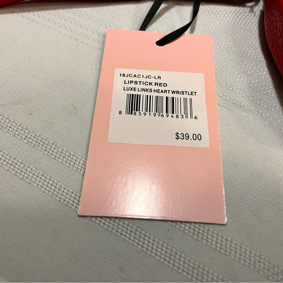 NWT Juicy Couture Luxe Links Heart Wristlet - Picture 4 of 4